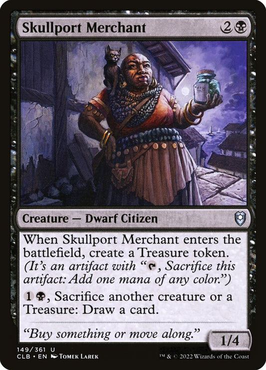 MTG Card Title: Skullport Merchant CLB/149