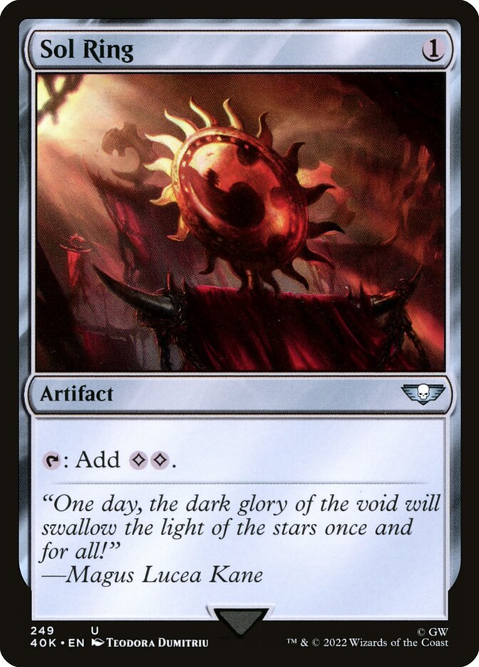 MTG Card Title: Sol Ring 40K/249