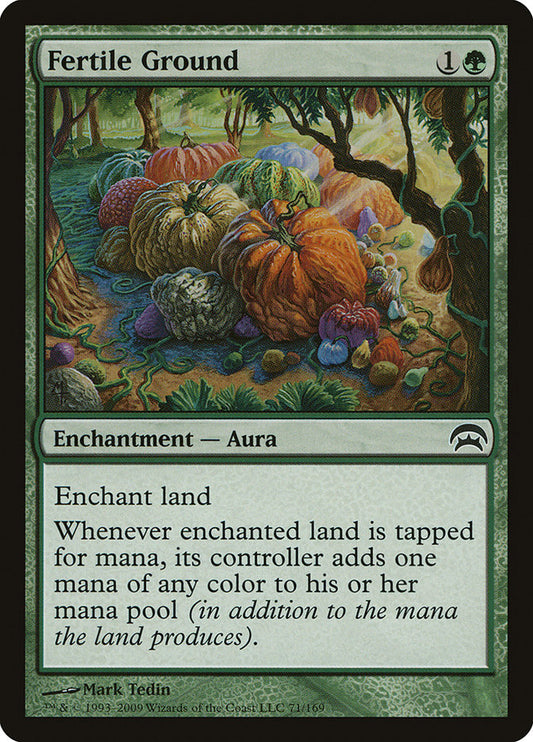 MTG Card Title: Fertile Ground HOP/71