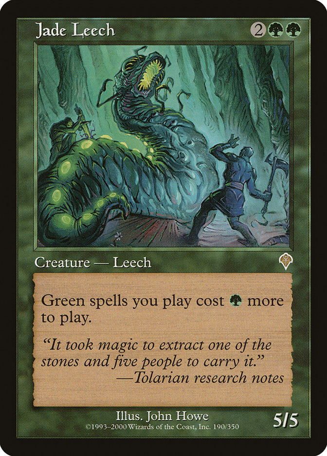 MTG Card Title: Jade Leech INV/190