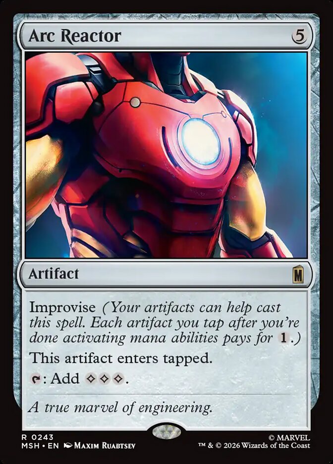 MTG Card Title: Arc Reactor MSH/243
