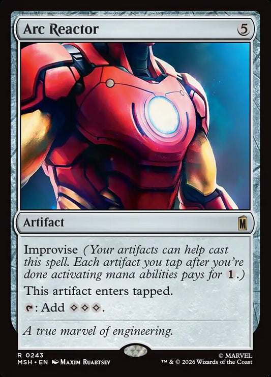 MTG Card Title: Arc Reactor MSH/243