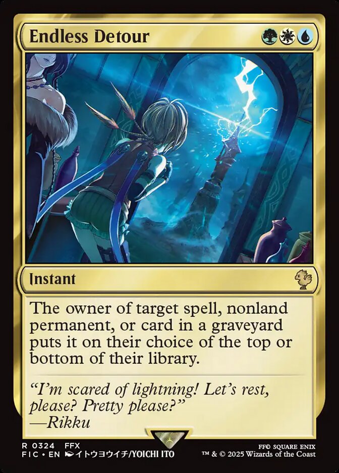 MTG Card Title: Endless Detour FIC/324