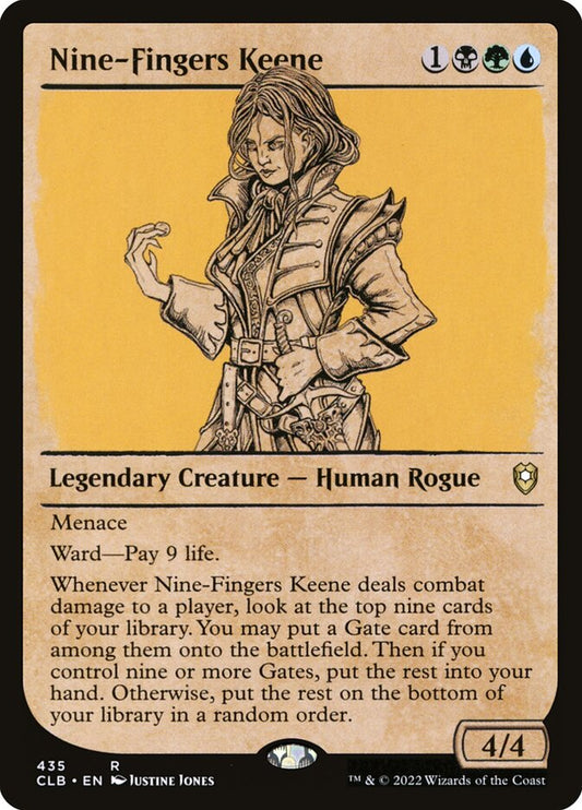 MTG Card Title: Nine-Fingers Keene CLB/435