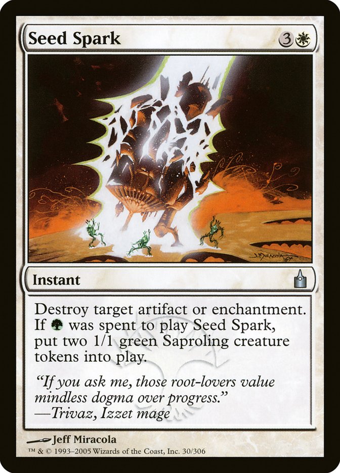 MTG Card Title: Seed Spark RAV/30