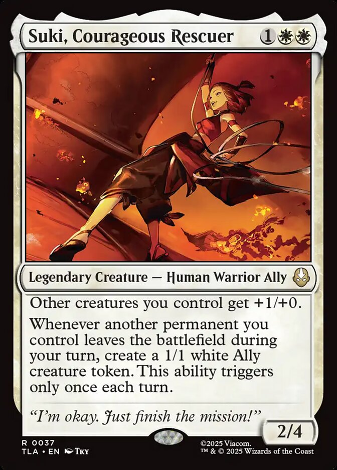 MTG Card Title: Suki, Courageous Rescuer TLA/37