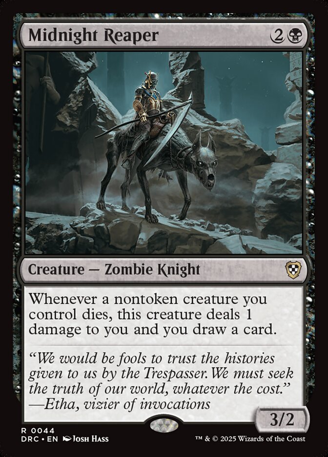 MTG Card Title: Midnight Reaper DRC/44