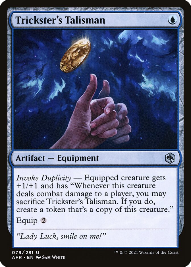 MTG Card Title: Trickster's Talisman AFR/79
