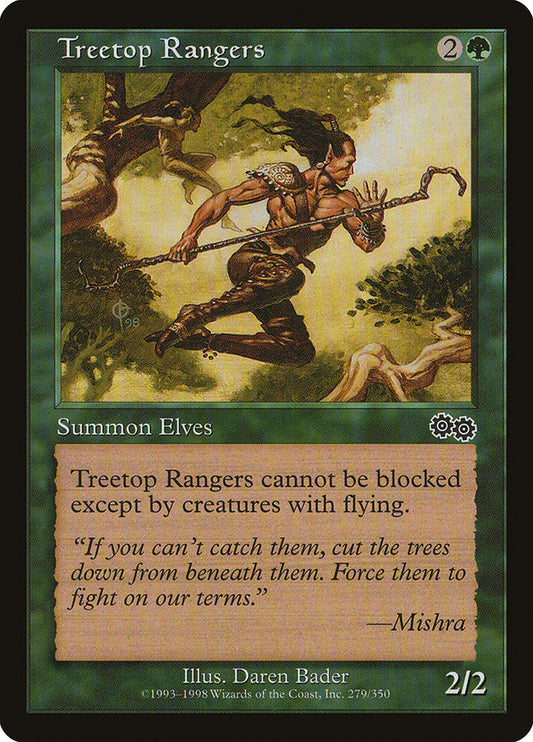 MTG Card Title: Treetop Rangers USG/279