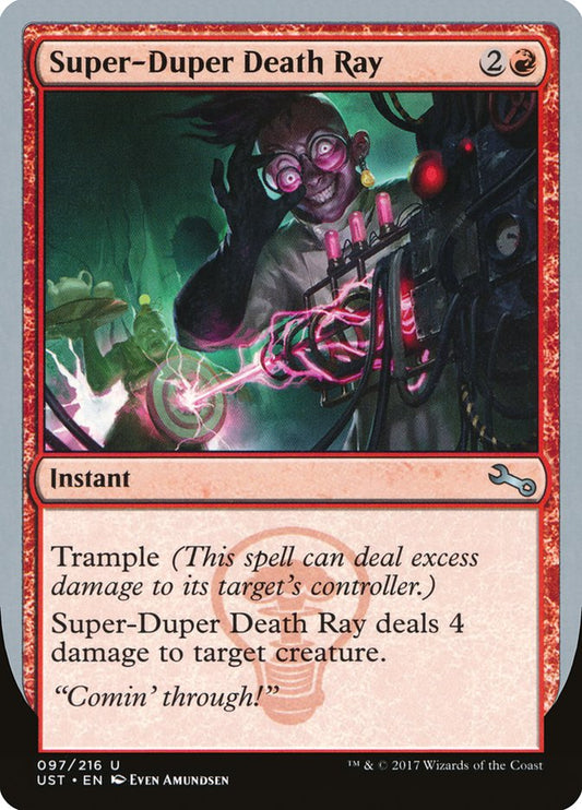 MTG Card Title: Super-Duper Death Ray UST/97