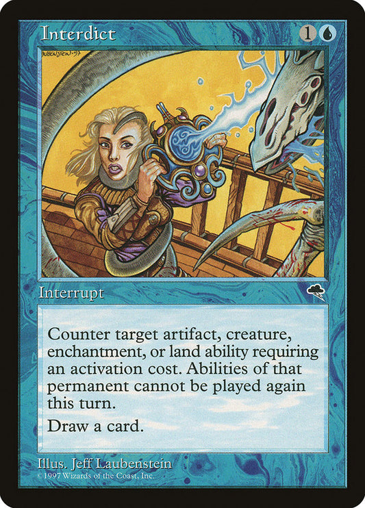 MTG Card Title: Interdict TMP/69