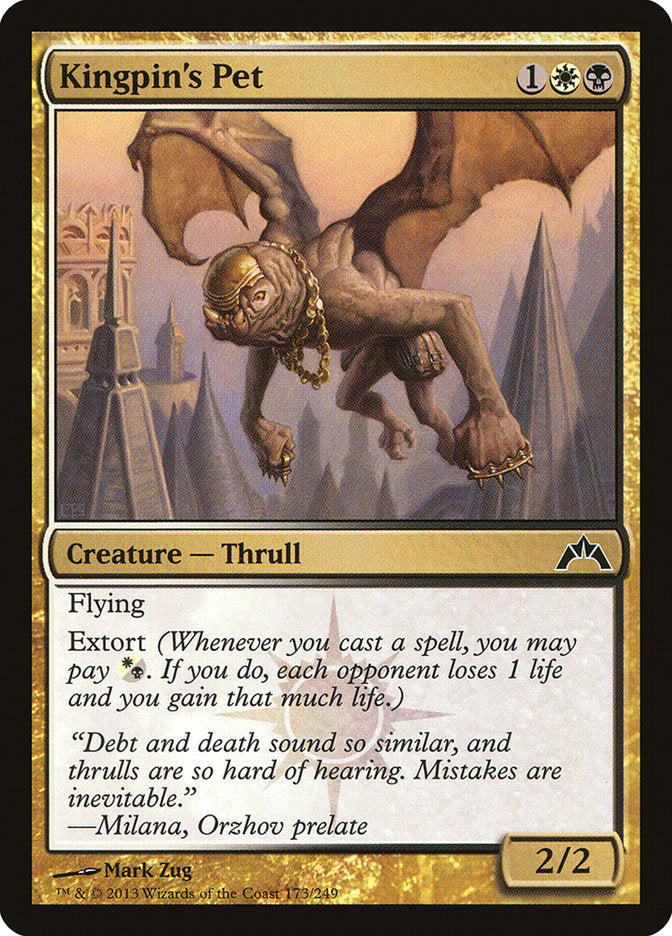 MTG Card Title: Kingpin's Pet GTC/173