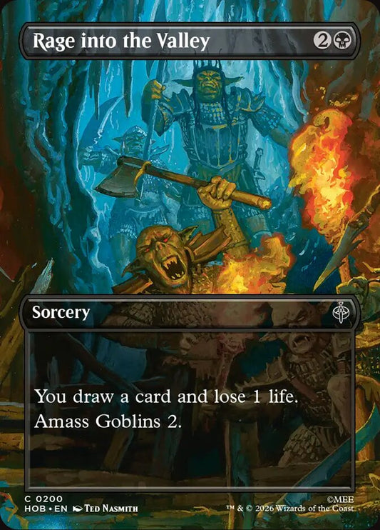 MTG Card Title: Rage into the Valley HOB/200