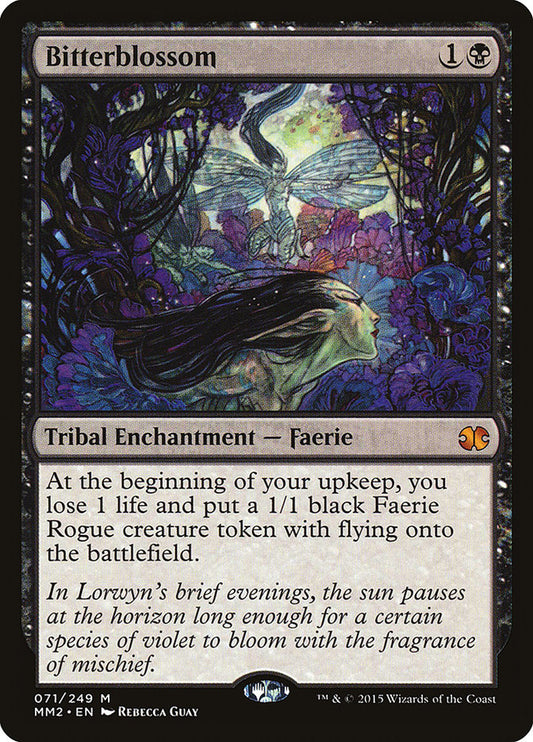 MTG Card Title: Bitterblossom MM2/71