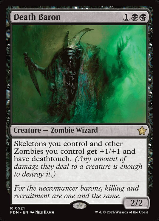 MTG Card Title: Death Baron FDN/521