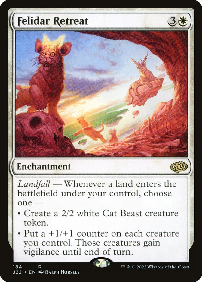 MTG Card Title: Felidar Retreat J22/184