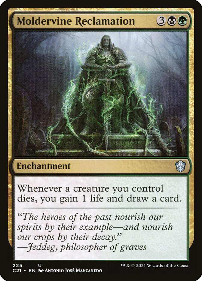 MTG Card Title: Moldervine Reclamation C21/225