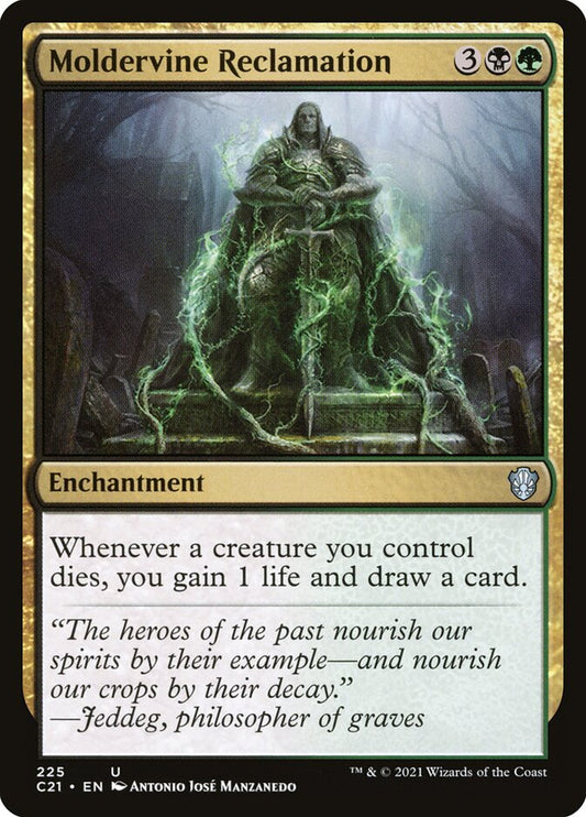 MTG Card Title: Moldervine Reclamation C21/225