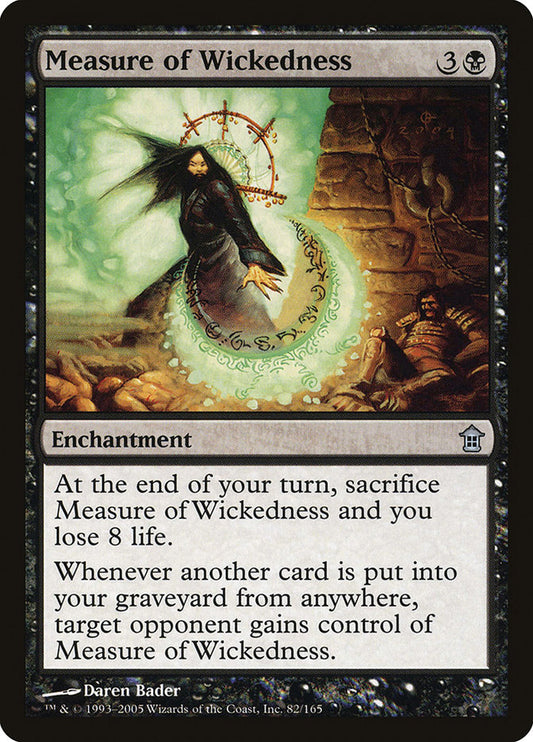 MTG Card Title: Measure of Wickedness SOK/82