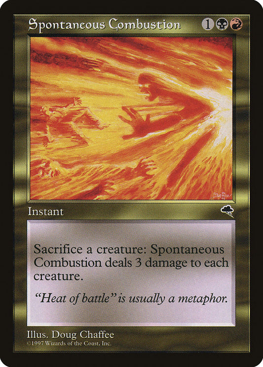 MTG Card Title: Spontaneous Combustion TMP/273