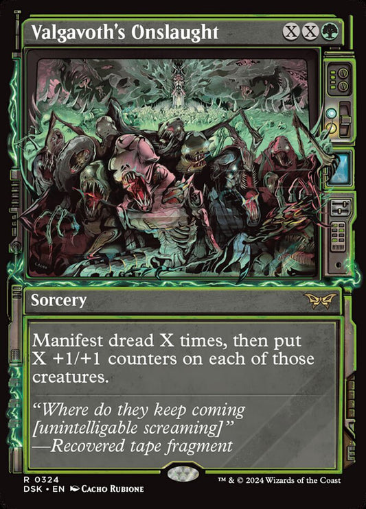 MTG Card Title: Valgavoth's Onslaught DSK/324