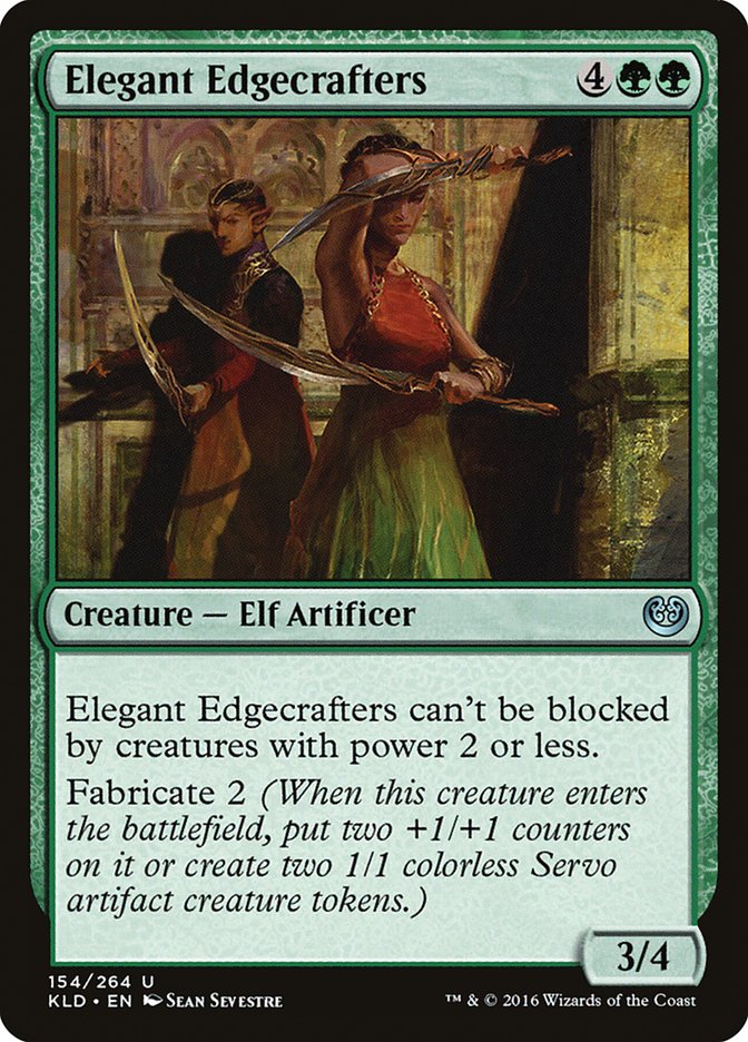 MTG Card Title: Elegant Edgecrafters KLD/154