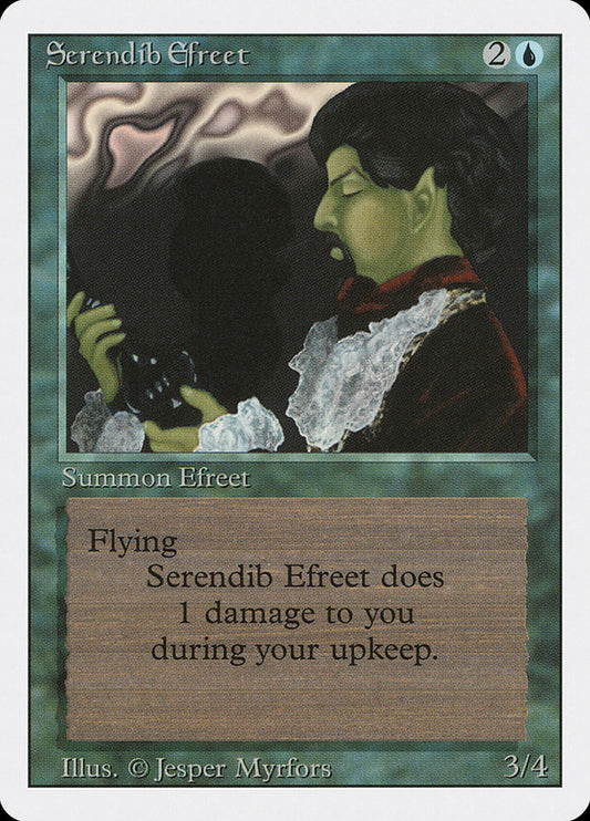 MTG Card Title: Serendib Efreet 3ED/79