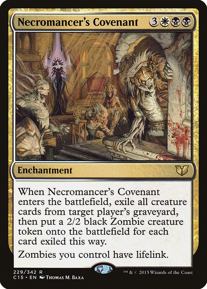 MTG Card Title: Necromancer's Covenant C15/229