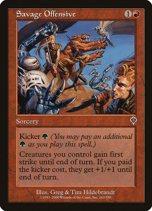 MTG Card Title: Savage Offensive INV/162
