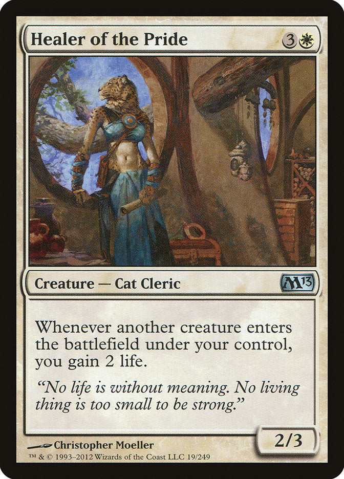 MTG Card Title: Healer of the Pride M13/19
