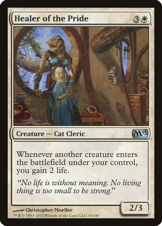 MTG Card Title: Healer of the Pride M13/19