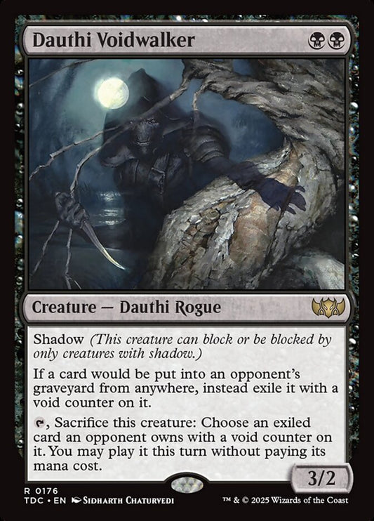 MTG Card Title: Dauthi Voidwalker TDC/176