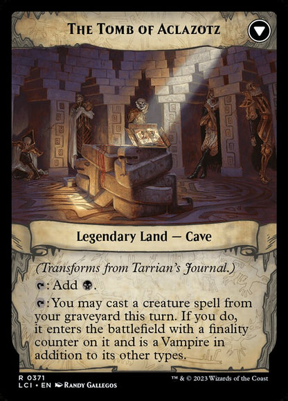 Tarrian's Journal // The Tomb of Aclazotz LCI/371