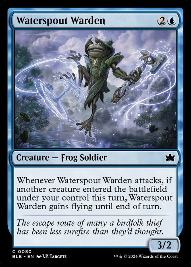MTG Card Title: Waterspout Warden BLB/80