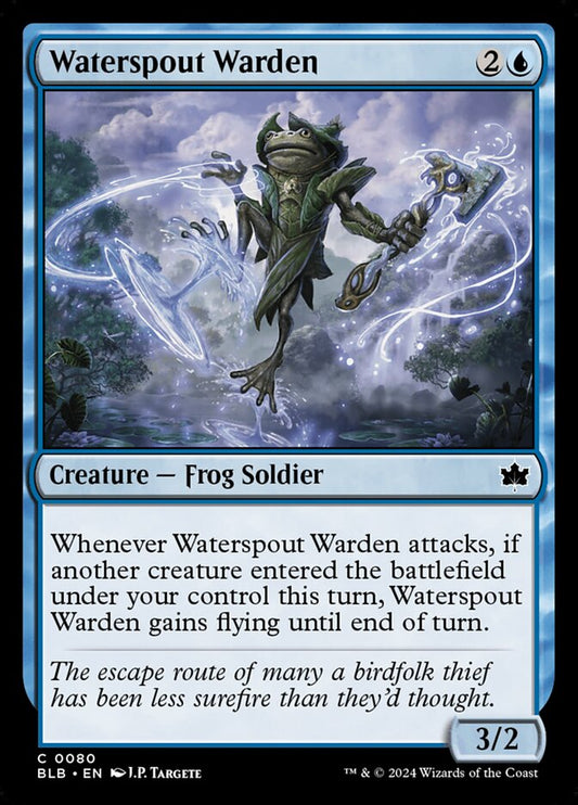 MTG Card Title: Waterspout Warden BLB/80