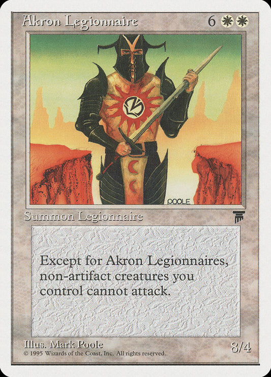 MTG Card Title: Akron Legionnaire CHR/2
