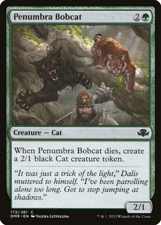 MTG Card Title: Penumbra Bobcat DMR/172