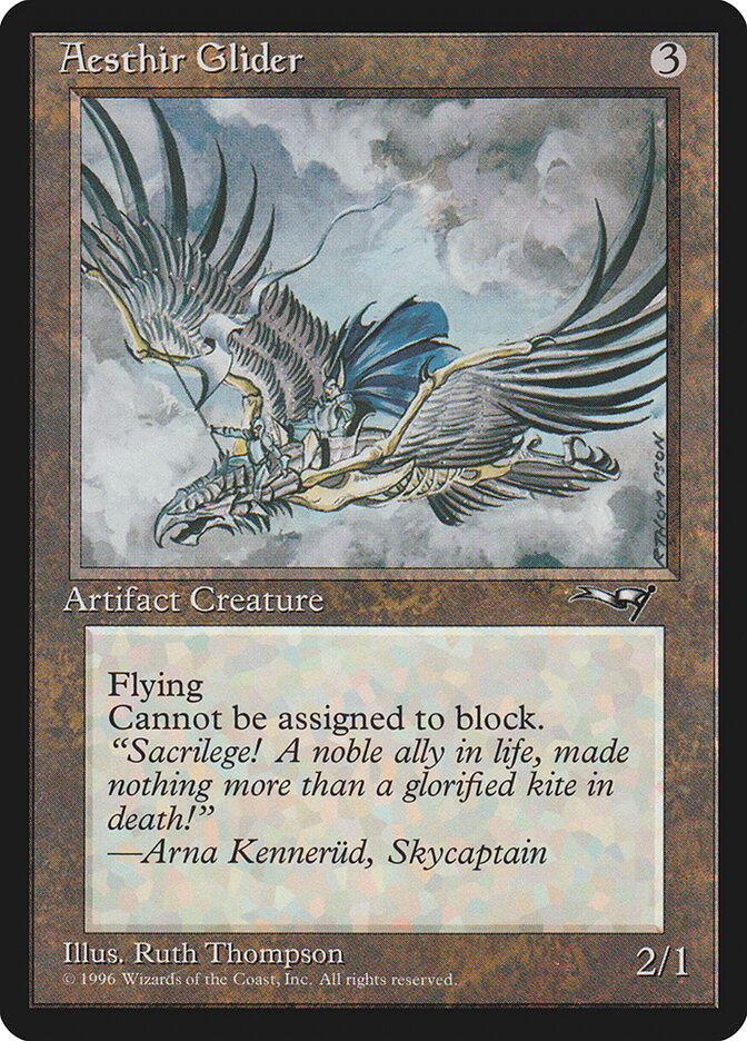 MTG Card Title: Aesthir Glider ALL/116a