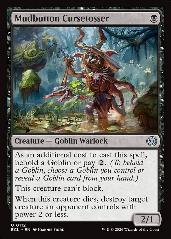 MTG Card Title: Mudbutton Cursetosser ECL/112