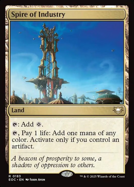 MTG Card Title: Spire of Industry EOC/183