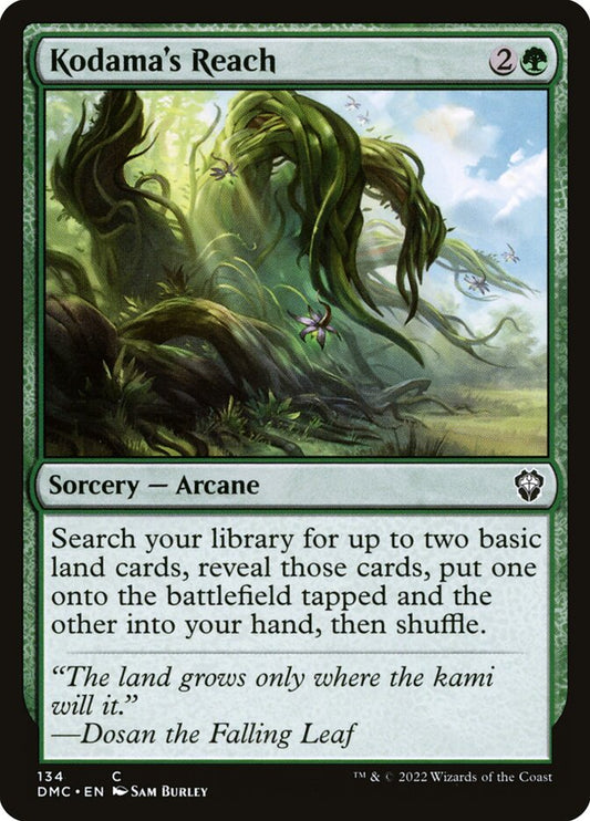MTG Card Title: Kodama's Reach DMC/134