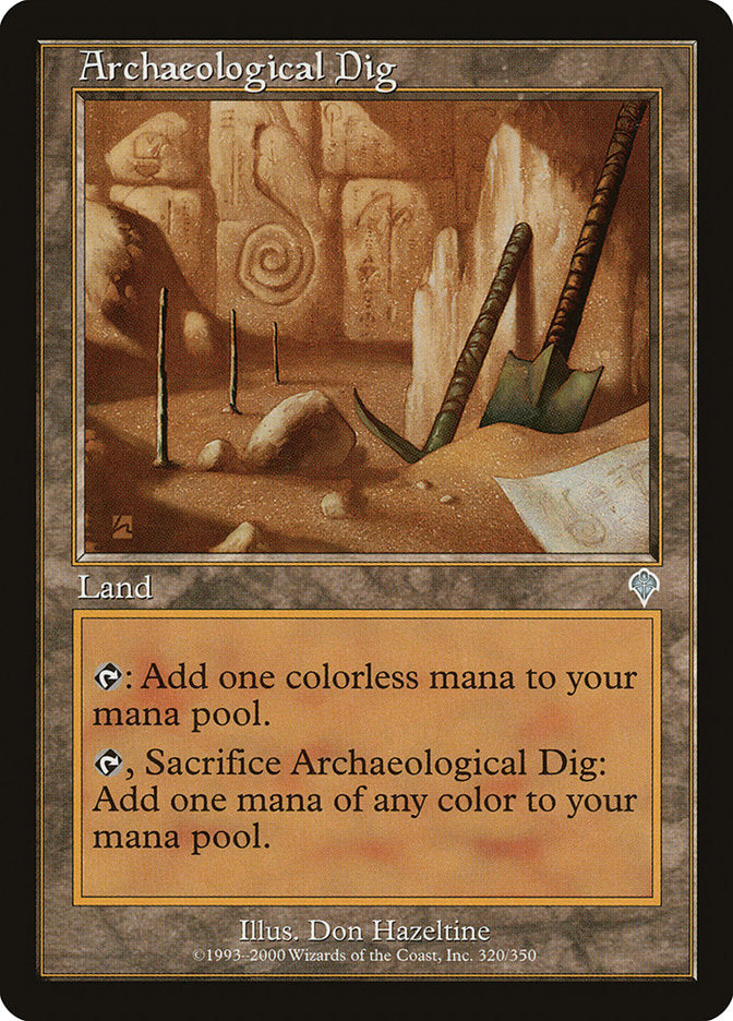 MTG Card Title: Archaeological Dig INV/320