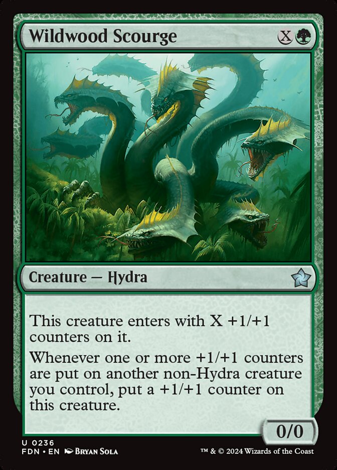 MTG Card Title: Wildwood Scourge FDN/236