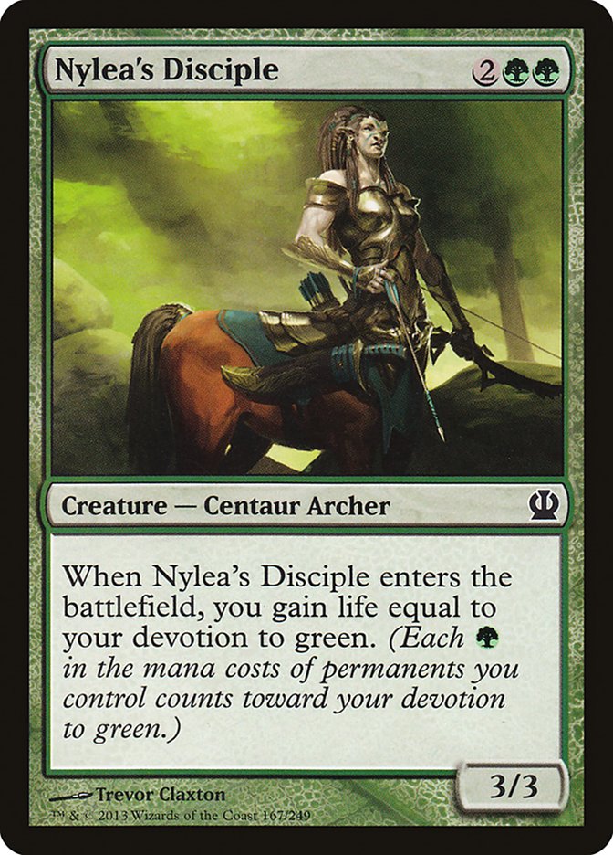 MTG Card Title: Nylea's Disciple THS/167
