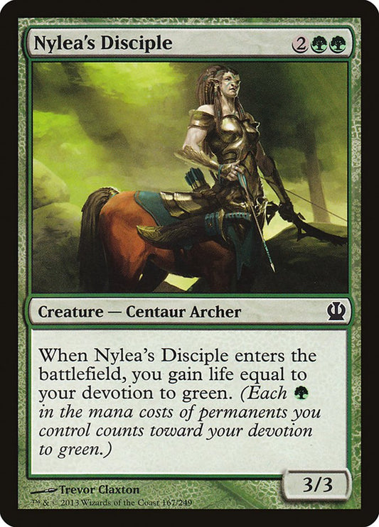 MTG Card Title: Nylea's Disciple THS/167