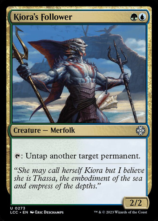 MTG Card Title: Kiora's Follower LCC/273