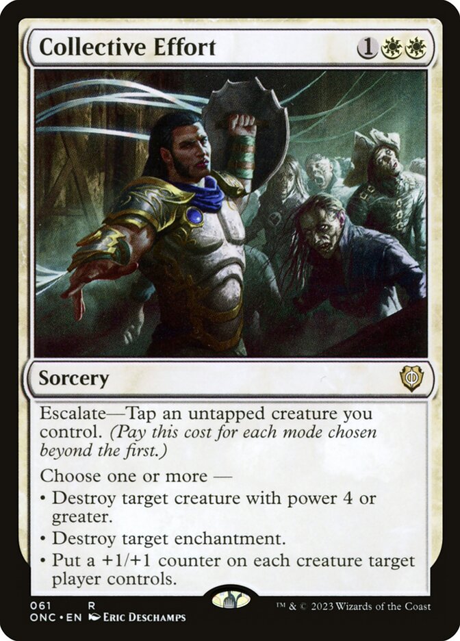 MTG Card Title: Collective Effort ONC/61