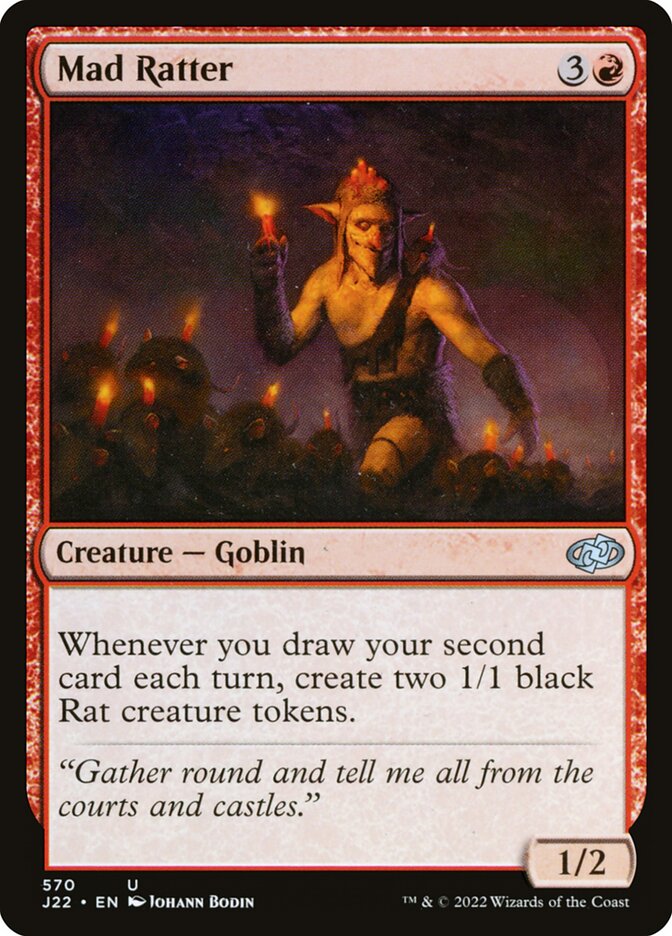 MTG Card Title: Mad Ratter J22/570