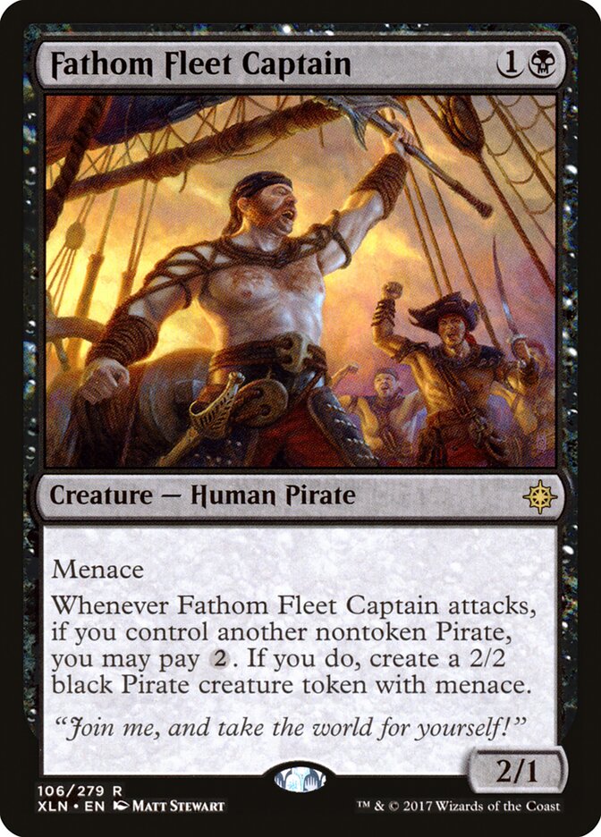 MTG Card Title: Fathom Fleet Captain XLN/106