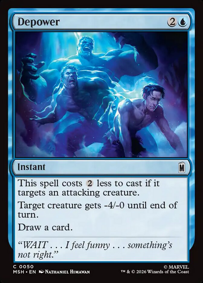 MTG Card Title: Depower MSH/50